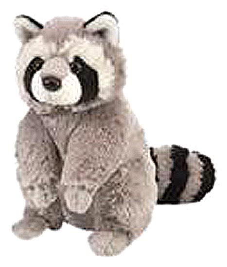 giant stuffed raccoon